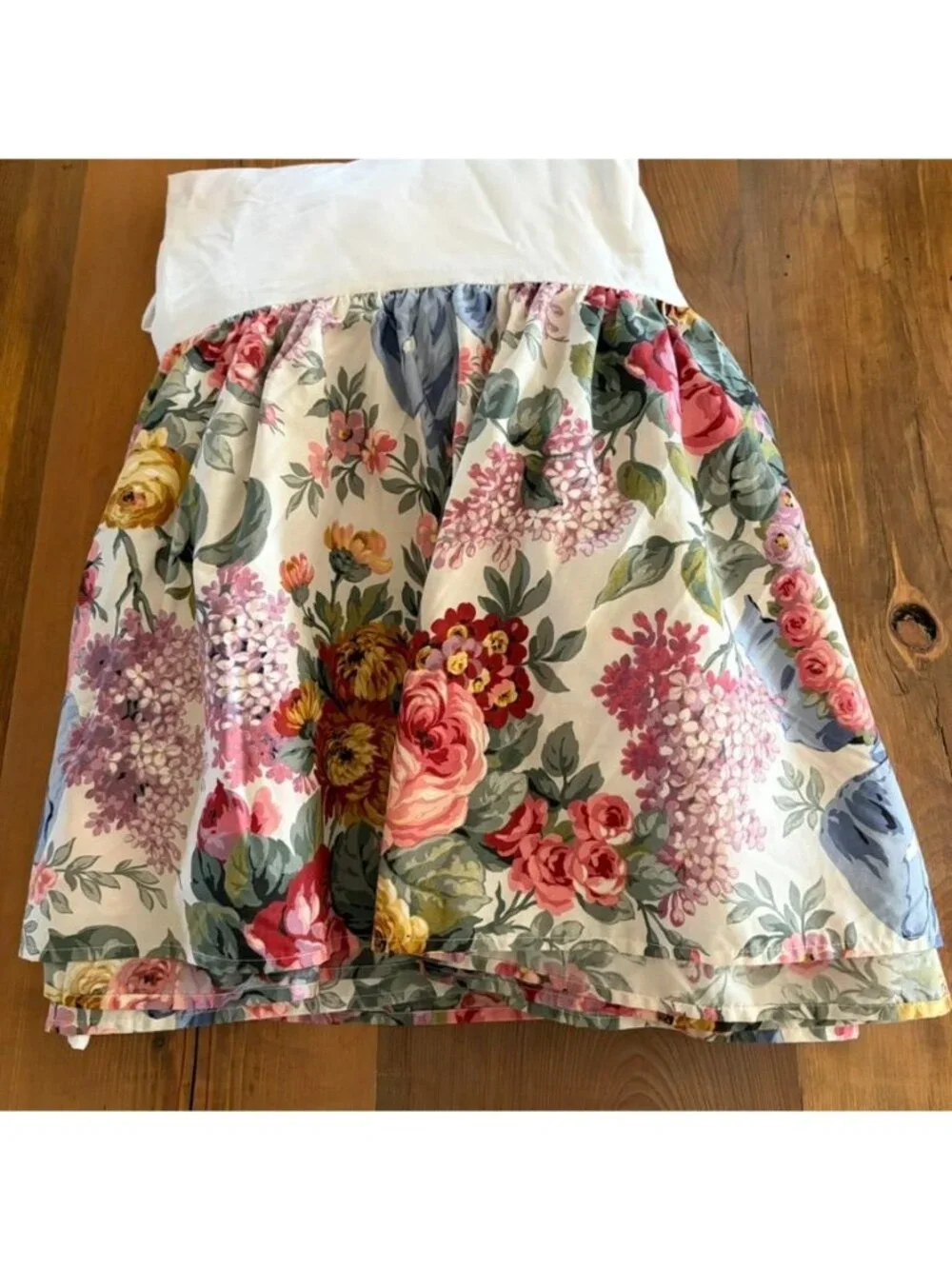 Ralph Lauren Allison Floral Queen Cotton Bedskirt With 15